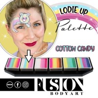Fusion Body Art Lodie Up Cute Pastel Rainbow Palette (FUSION  Lodie Up Cute Pastel)
